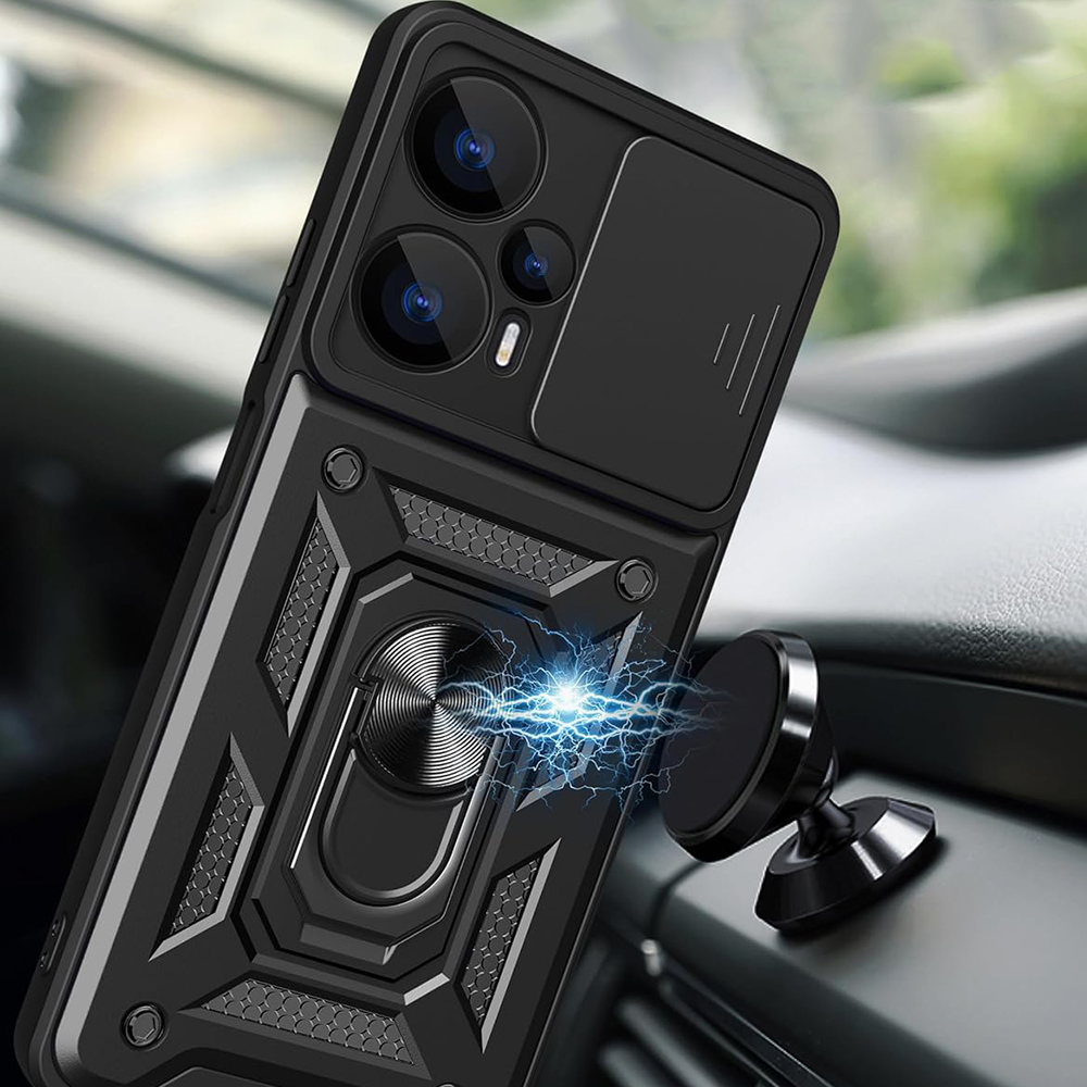 Capa protetora Techsuit CamGuard para Realme GT 6/GT 6T - preto