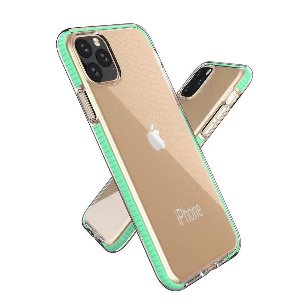 Capa Spring clear TPU para Apple iPhone 11 Pro - turquesa