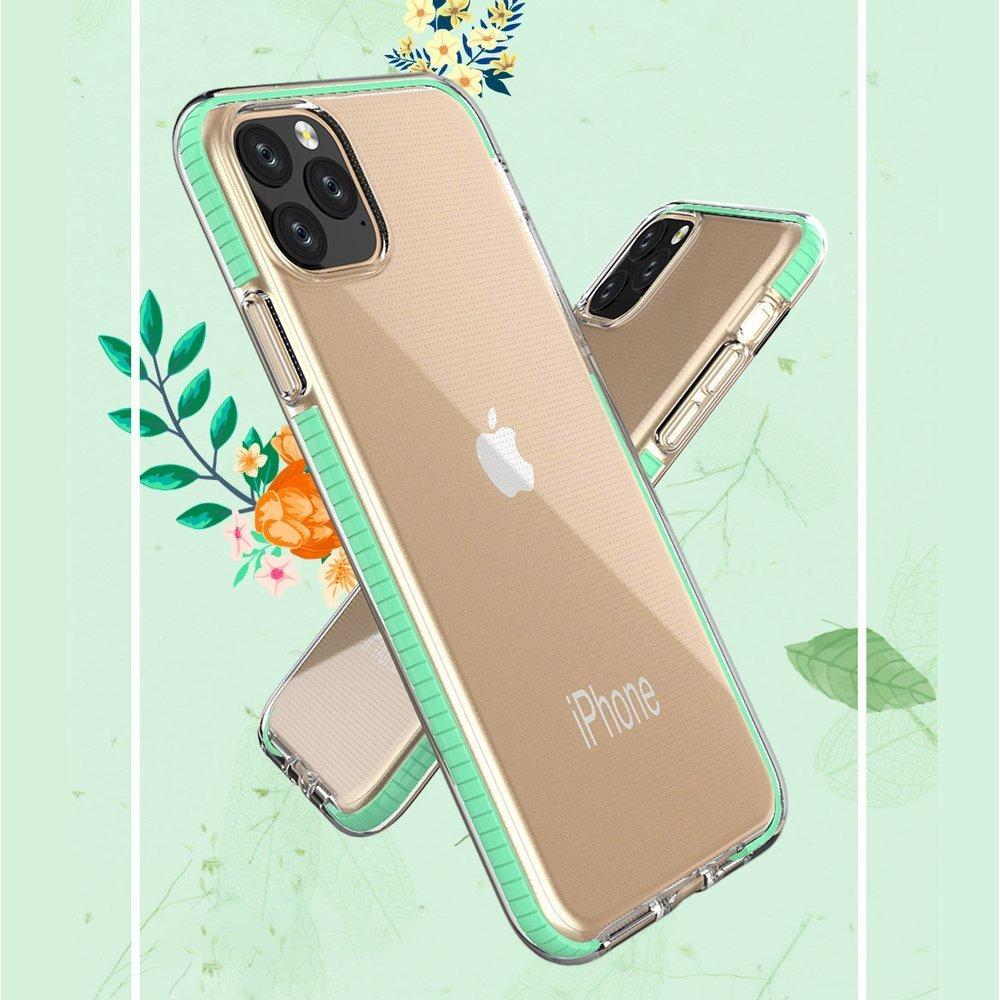 Capa Spring clear TPU para Apple iPhone 11 Pro - turquesa