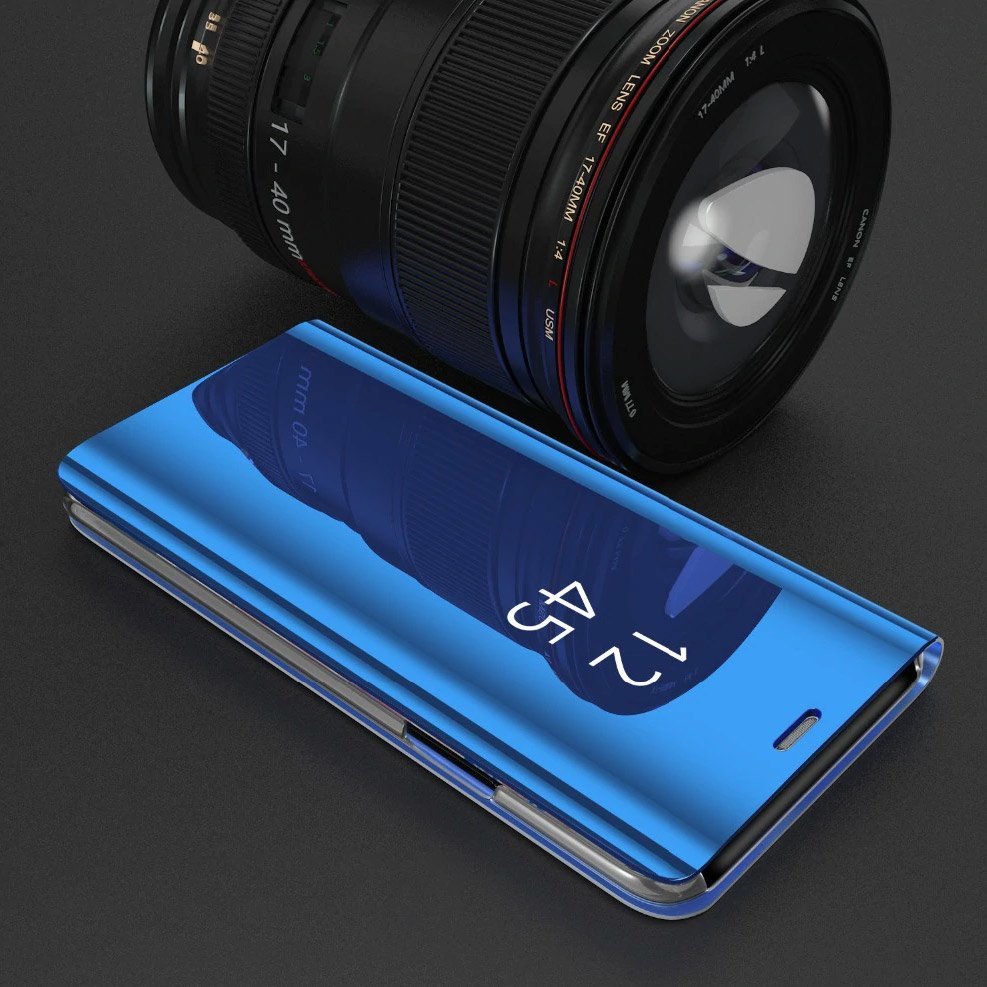 Capa Clear View para Huawei P Smart 2020 - azul
