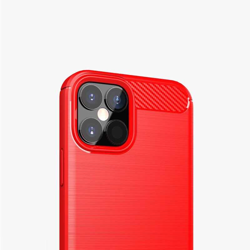 Capa Carbon Shield TPU para Apple iPhone 12 Mini - azul