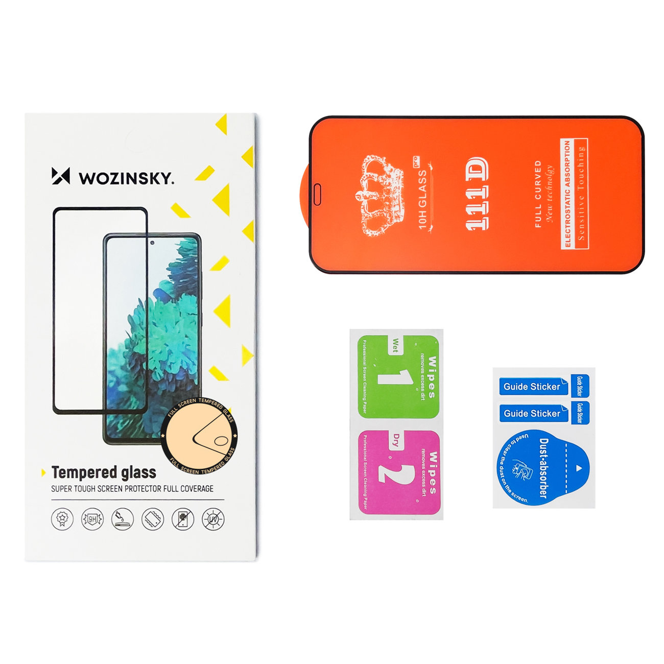 Wozinsky vidro protetor flexível para Samsung Galaxy A13 5G/Galaxy A04s/Galaxy A04e/Galaxy A04/Galaxy A03 - preto