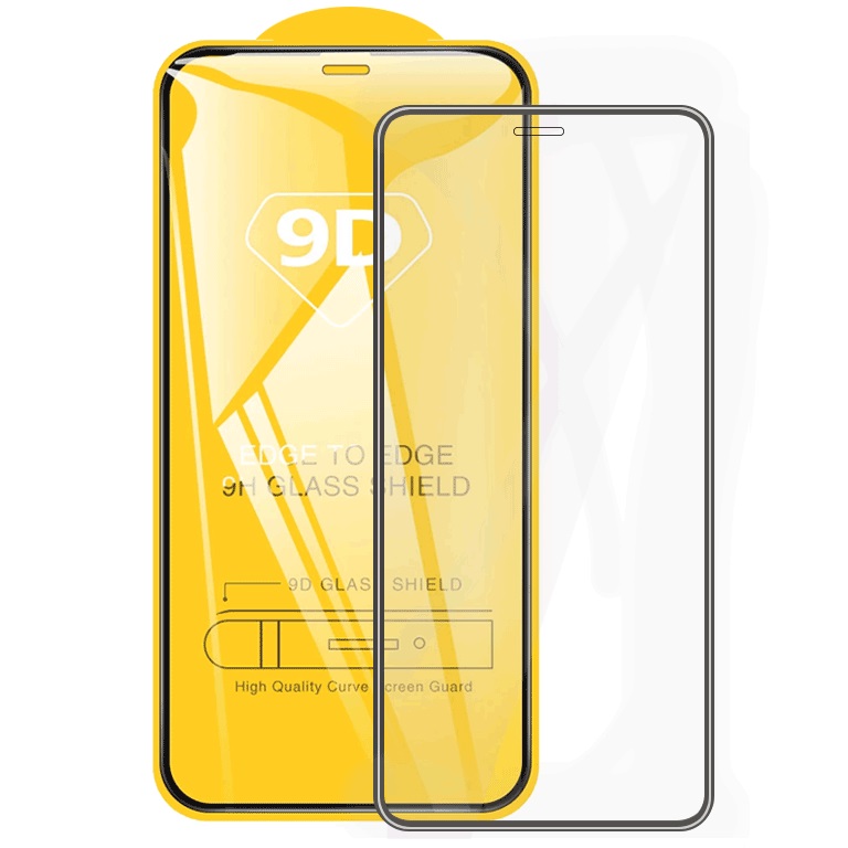 Vidro temperado 9D Fénix para Realme 7 - preto