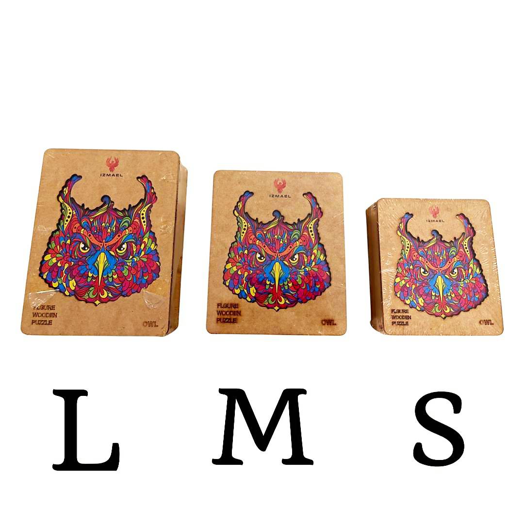 Puzzle de madeira - Hippocampus / L