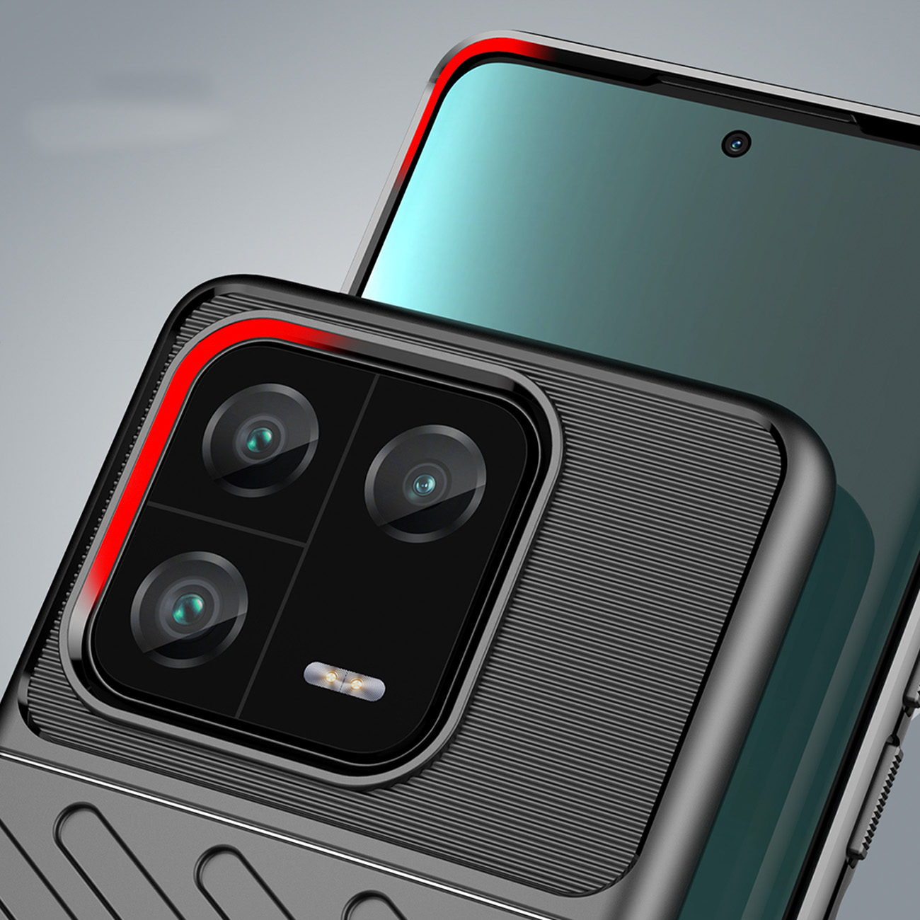 Capa resistente TPU para Xiaomi 13 Pro - preto
