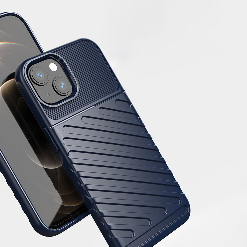 Capa resistente TPU para Apple iPhone 13 - azul escuro