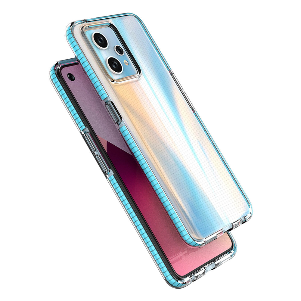 Capa de silicone Spring Armor para Realme 9 Pro+/9 - preto