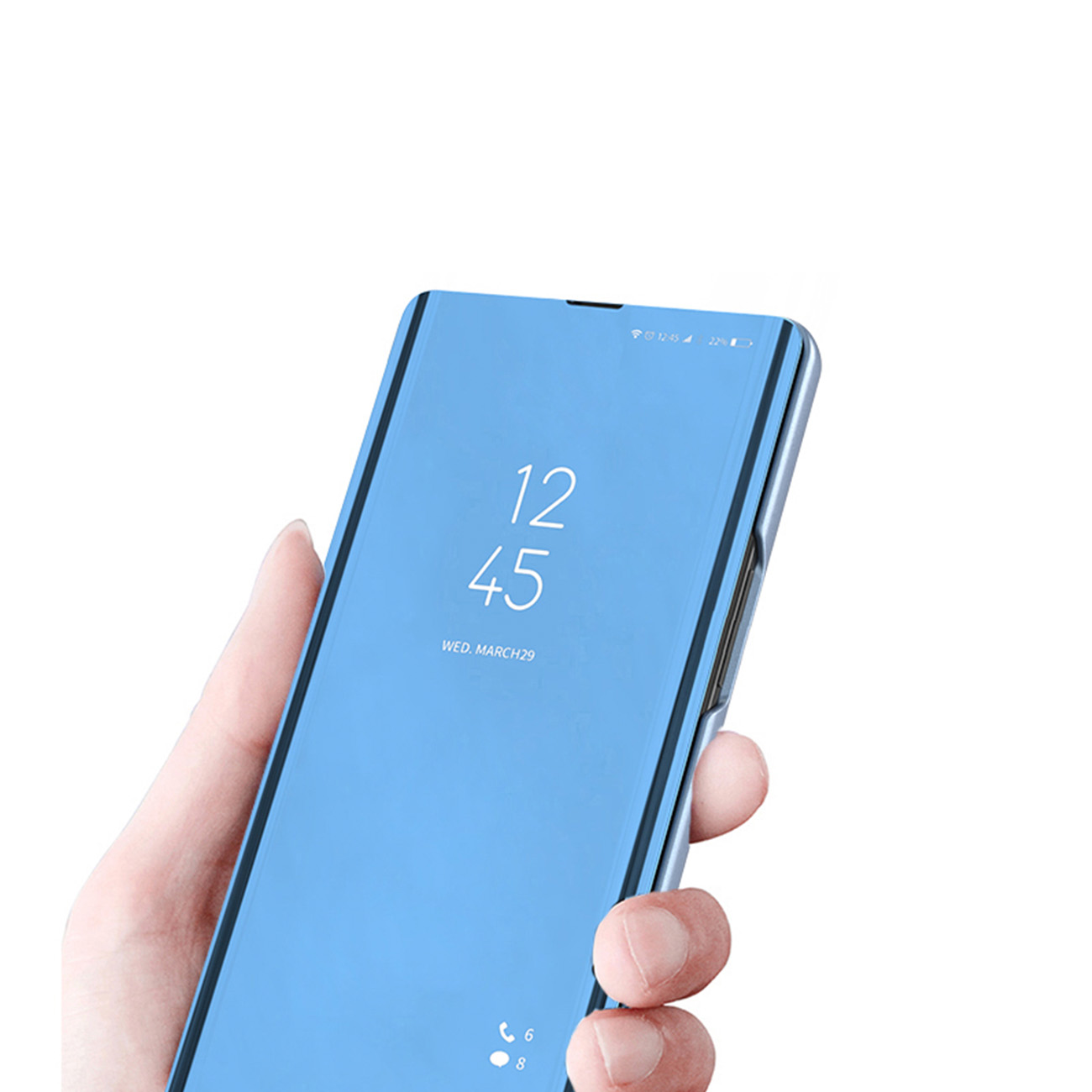 Capa Clear View para Xiaomi Redmi Note 12 Pro+ - preto