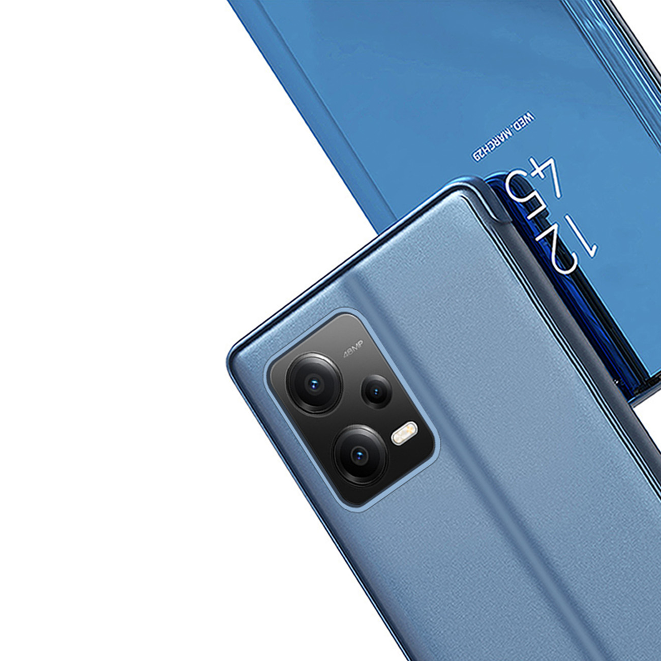 Capa Clear View para Xiaomi Redmi Note 12 Pro+ - preto