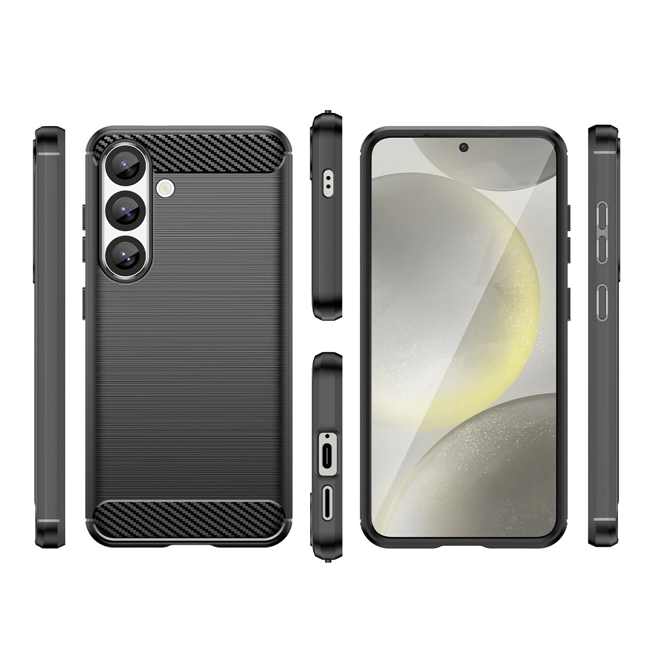 Capa Carbon Shield TPU para Google Pixel 10 - preto