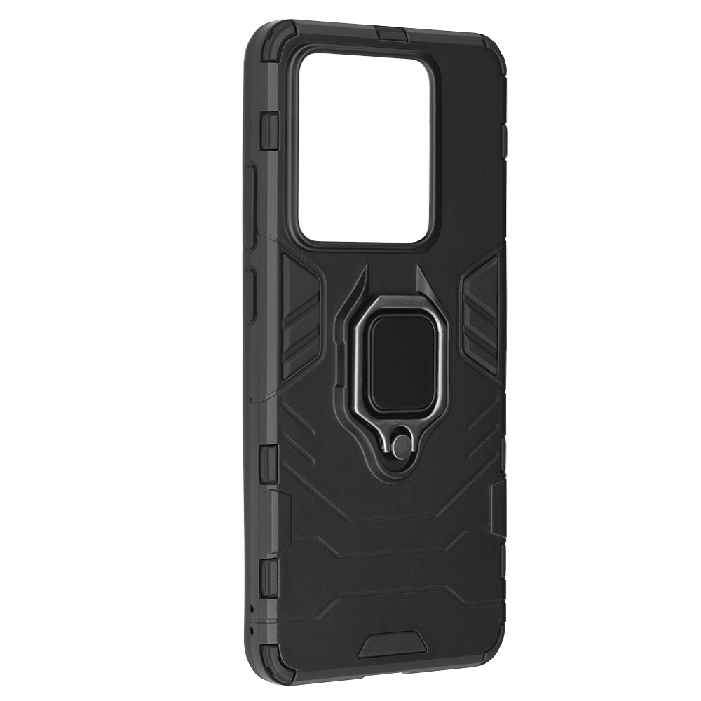 Capa Ring Armor resistente para Realme GT 7 Pro - preto