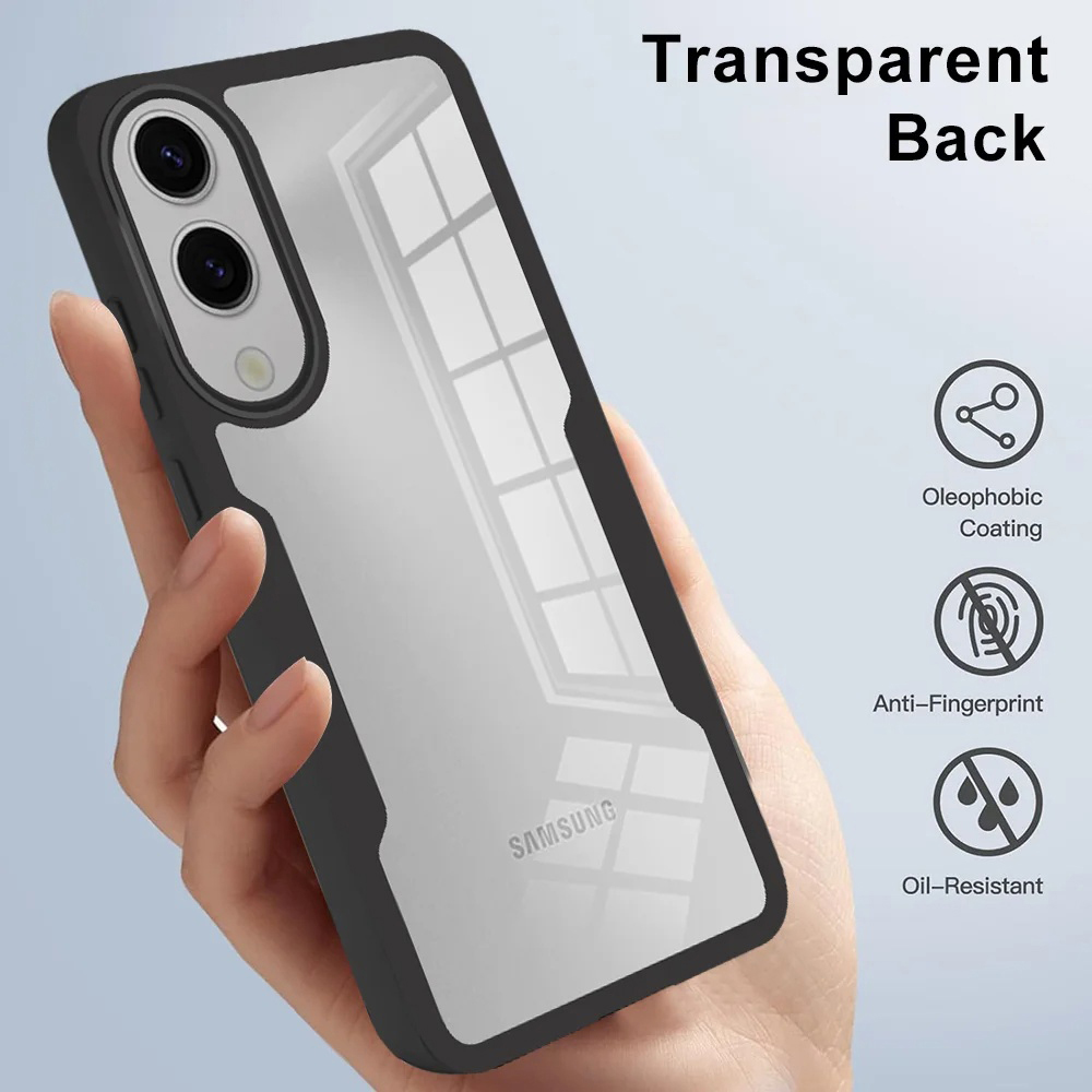 Capa Techsuit ColorVerse + película protetora para Samsung Galaxy S25 Edge – rosa
