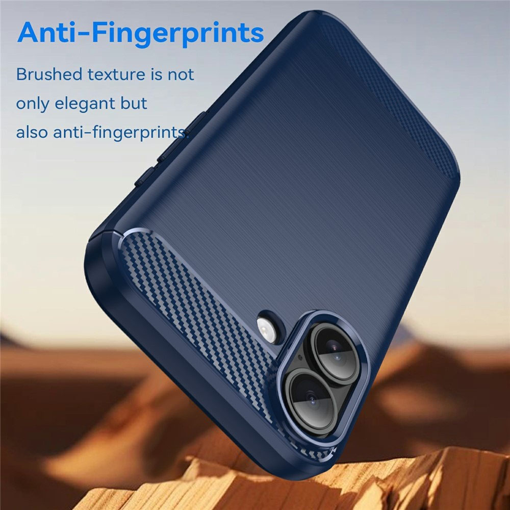 Capa Carbon Shield TPU para Apple iPhone 17 - azul