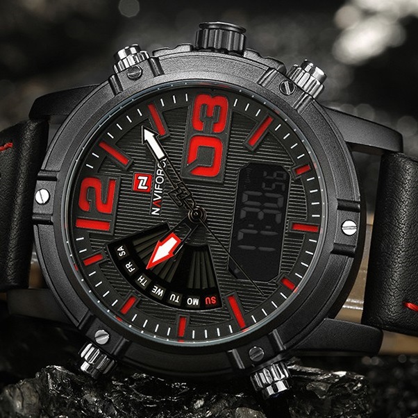 Relógio NAVIFORCE WA-2841 - Castanho / Preto
