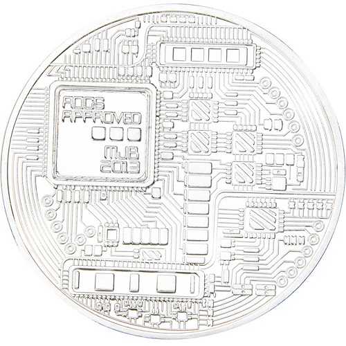 Moeda Bitcoin CA-13437 - Dourada / Tipo2