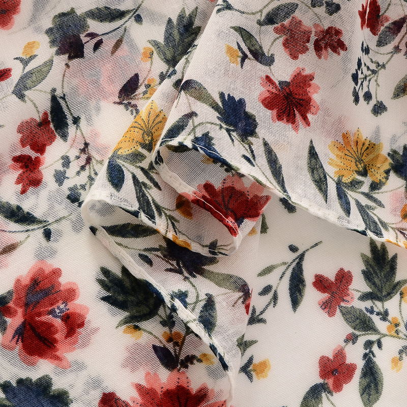 Lenço AM-38351 - Branco / Multicolorido