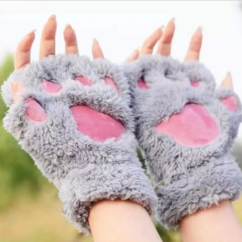 Luvas sem dedos Paw - Preta