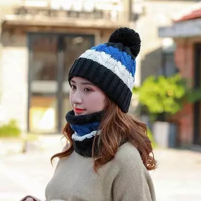 Gorro e gola - Roxo