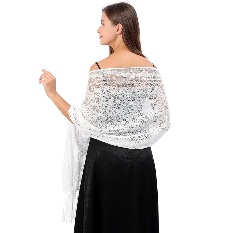 Lenço de renda - Branco