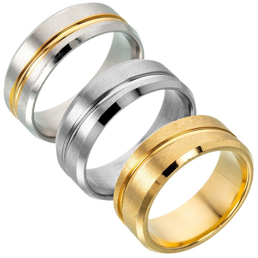 Anel JO-17327 - Dourado / 59mm