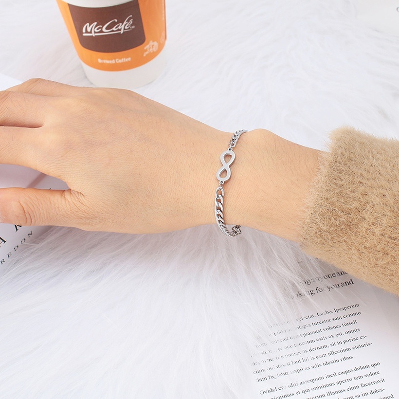 Pulseira JO-28544 - Prata / Ouro rosé