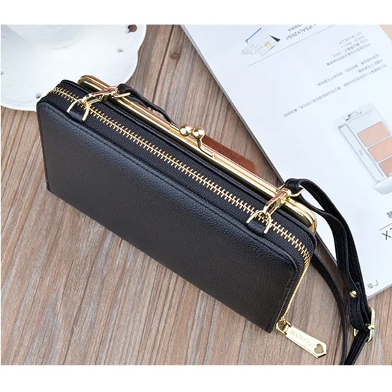 Carteira Crossbody LE-25219 - Cinza