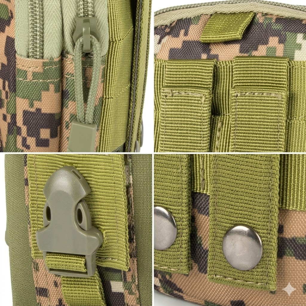 Bolsa de cintura removível - Camuflado / Tipo2