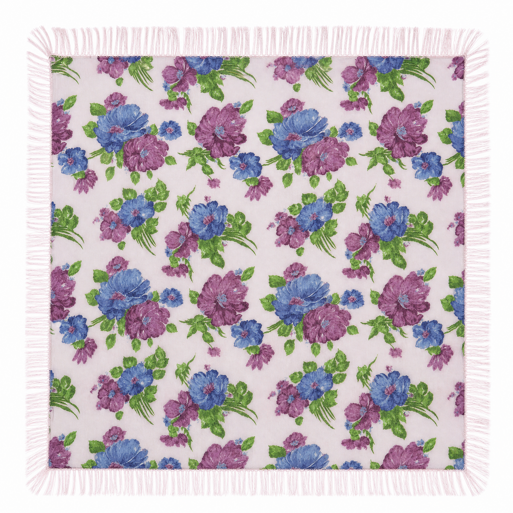 Lenço VA-42121 - Rosa / Azul