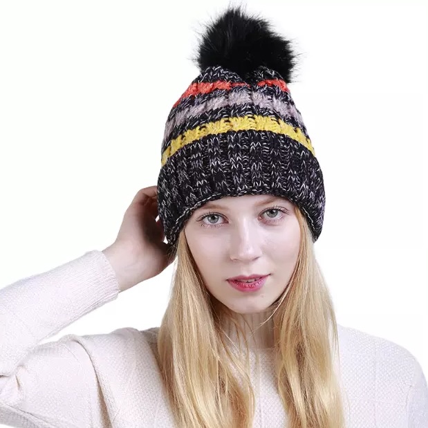 Gorro retro - Castanho claro
