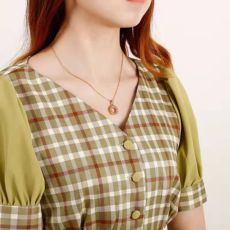 Colar SH-15144 - Dourado / Rosa