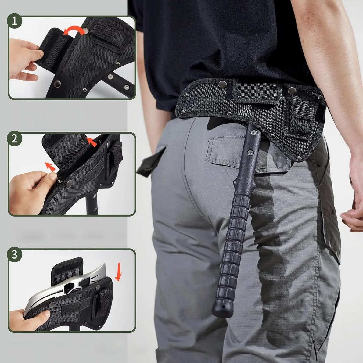 Machado ao ar livre VA - 40343 - Preto / Tipo 2