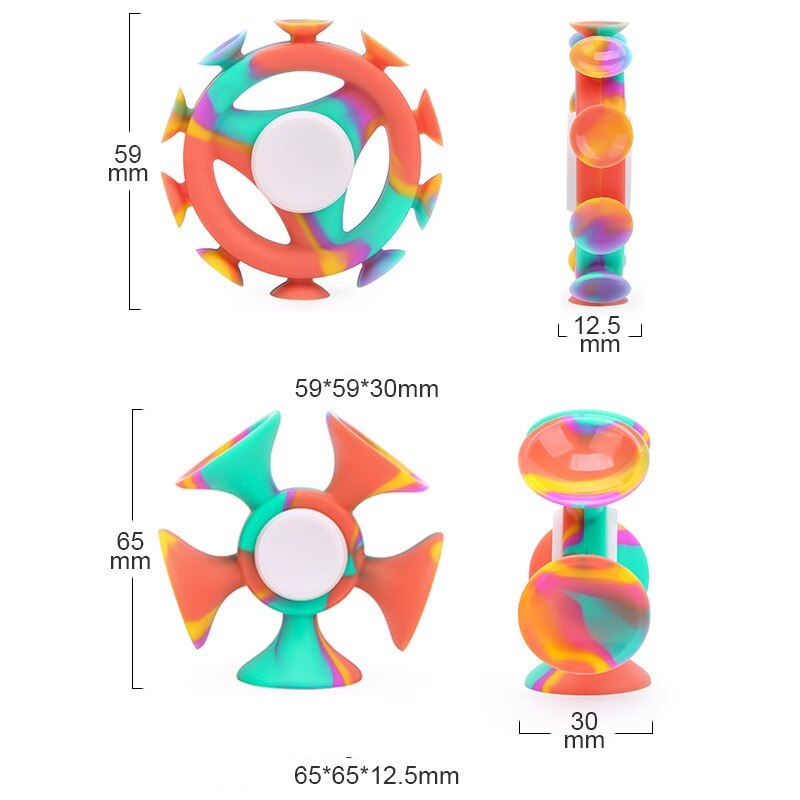 Spinner de silicone - Multicolorido / Tipo2