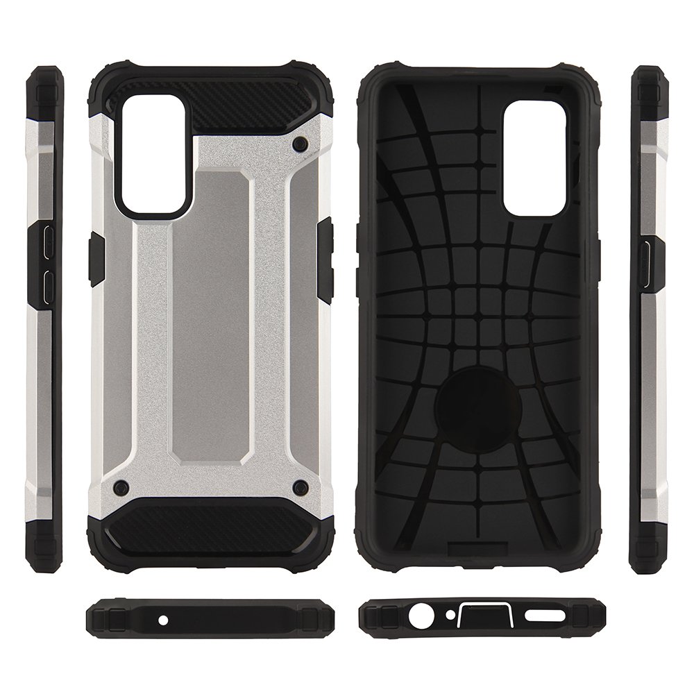 Capa Hybrid Armor para Samsung Galaxy A34 5G - vermelho