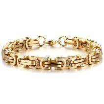 Pulseira AL-34514 - Dourado / 17cm