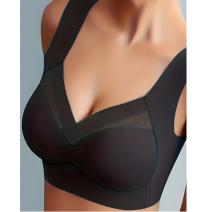 Sutiã sem costura CO-30610 - Preto / 3XL