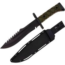 Faca outdoor UA-39180 - Preto / Verde-escuro