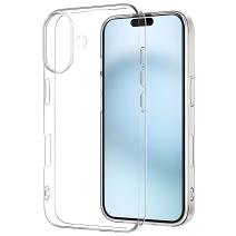 Capa protetora transparente para Apple iPhone 16 - transparente