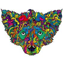 Puzzle de madeira - Poodle / L