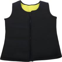 Camiseta de Fitness Neoprene Masculina FT - 40408 - Preto / Amarelo / M