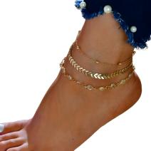 Conjunto de tornozeleiras SA-27548 - Dourado