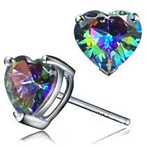 Brincos Small Hearts - Multicolorido