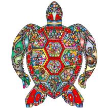 Puzzle de madeira - Turtle / L