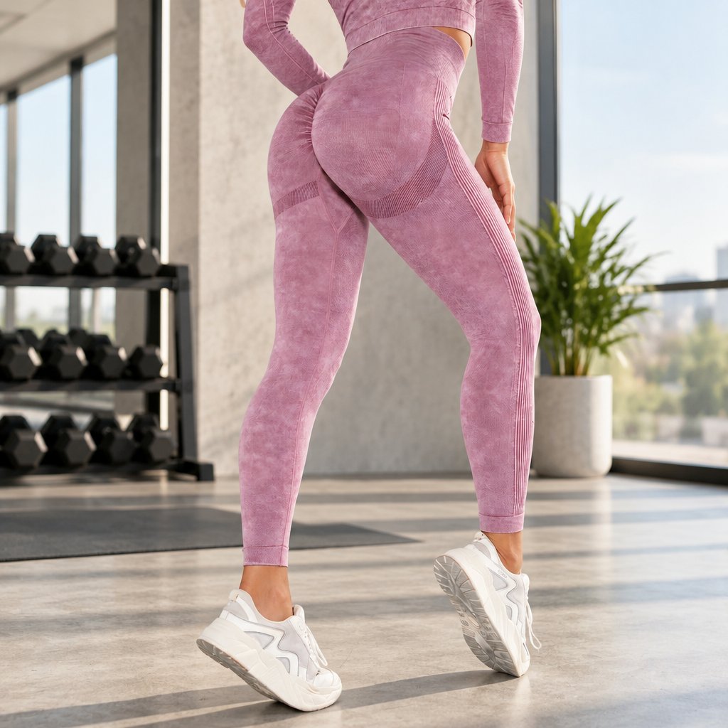 Leggings Push Up JE-15516 - Rosa escuro / M