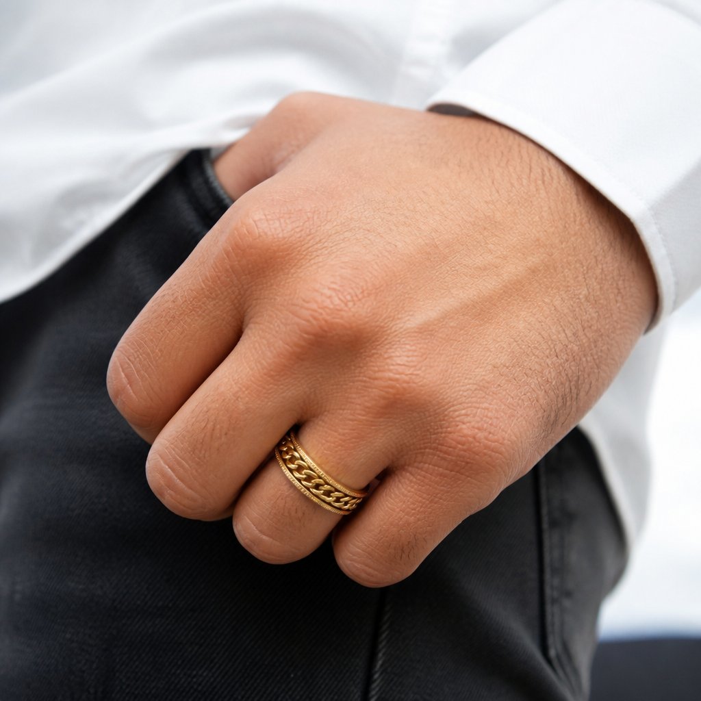 Anel CH-16868 - Dourado / 62mm