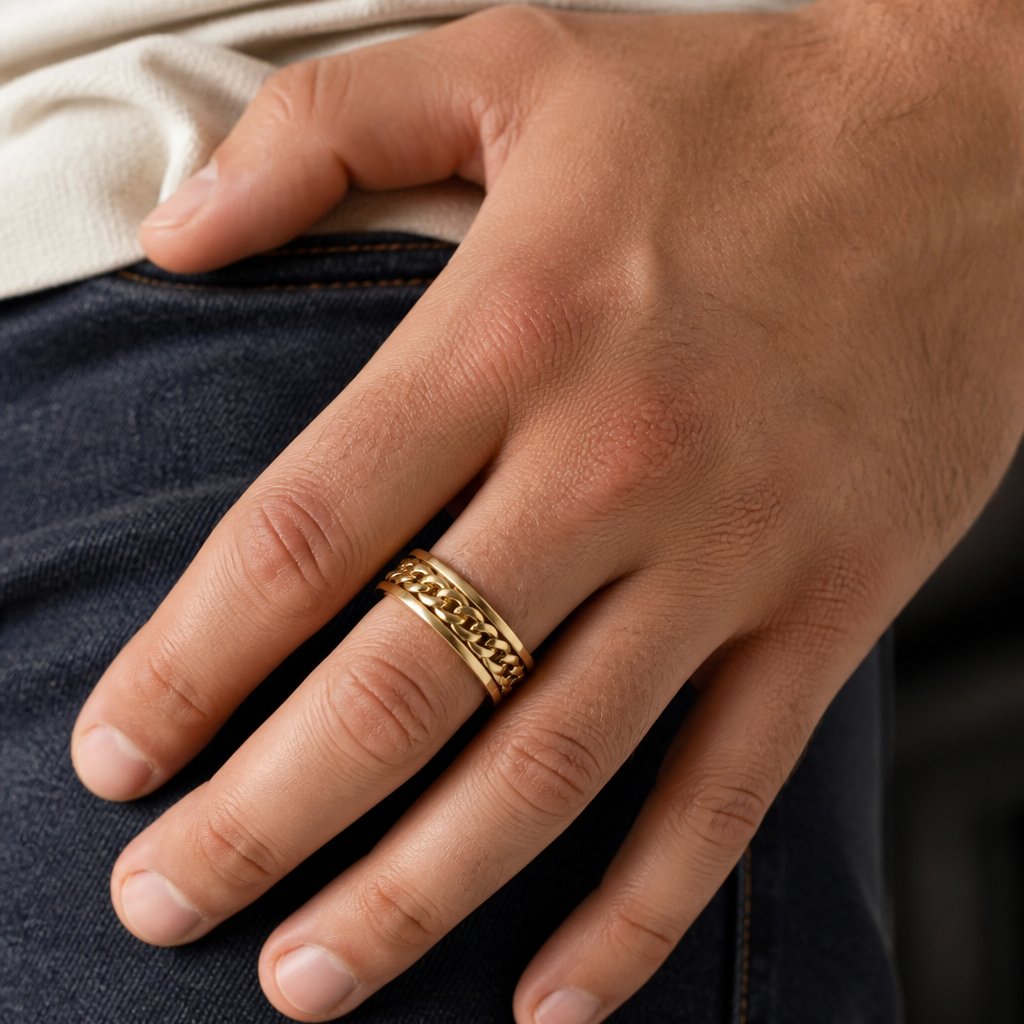 Anel CH-16869 - Dourado / 65mm