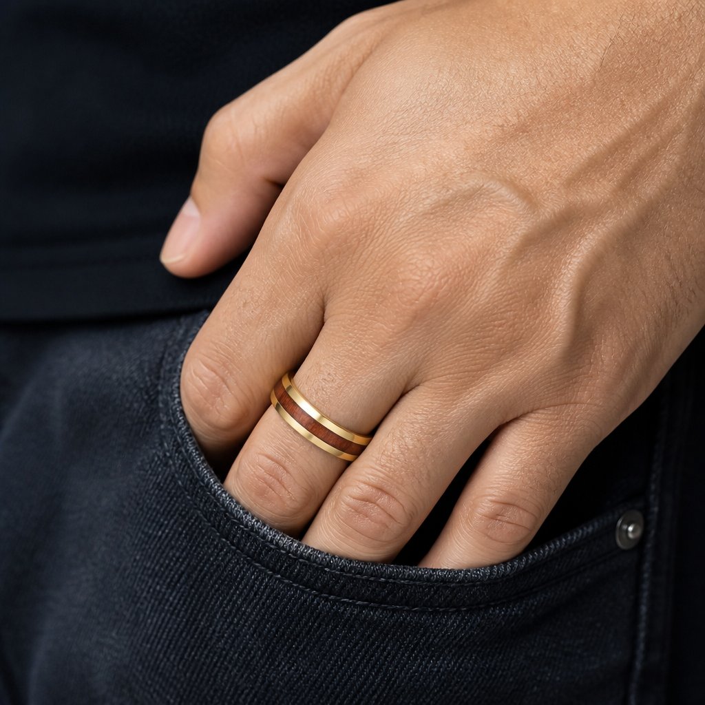 Anel TI-17446 - Dourado / 65mm