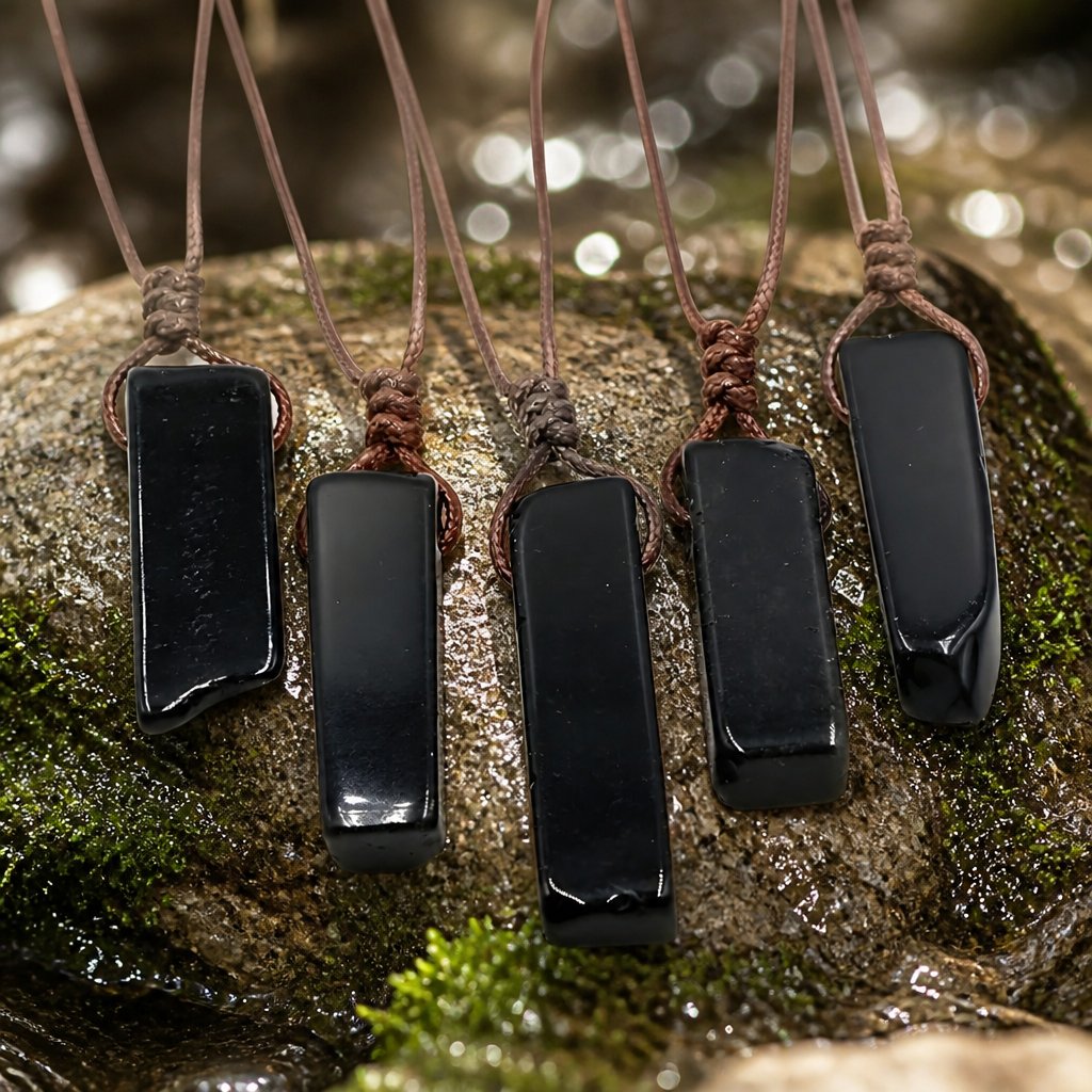 Colar Colorful Stone - Preto