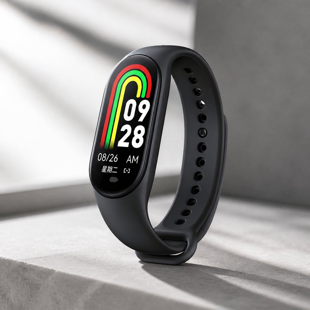 Relógio inteligente M8 com pulseira magnética - Preto