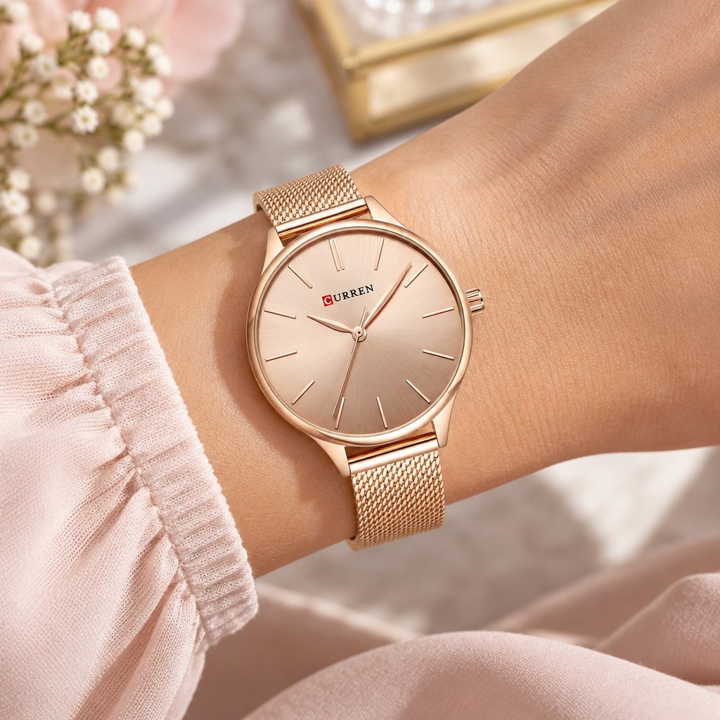 Relógio CURREN FE-6208 - Rosa